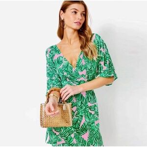 Lilly pulitzer Brantley wrap dress NWT size large